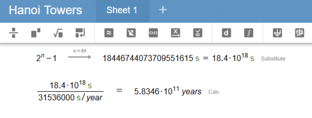CalcMe formula