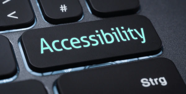 Tecla de accesibilidad en un teclado.