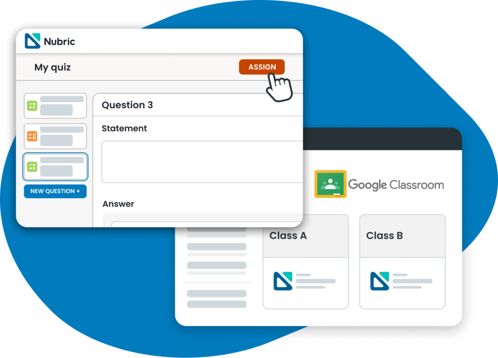 Showing Nubric's UI