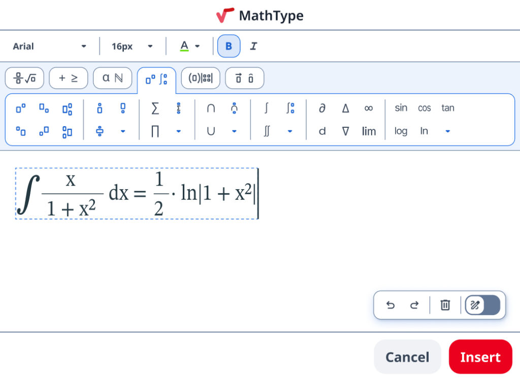 mathtype equation editor