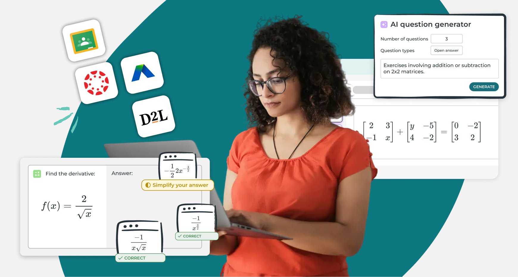 Math problems: solving them with LearningLemur