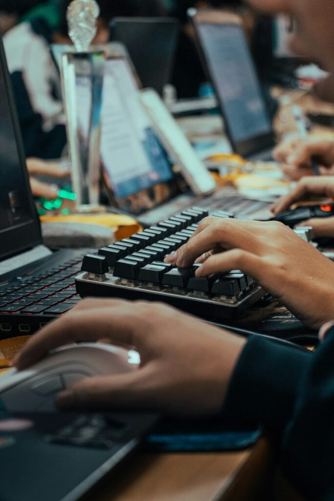 Escribiendo en ordenador