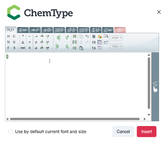ChemType interface