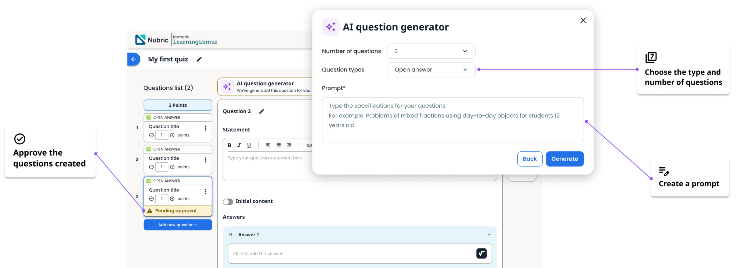 nubric interface