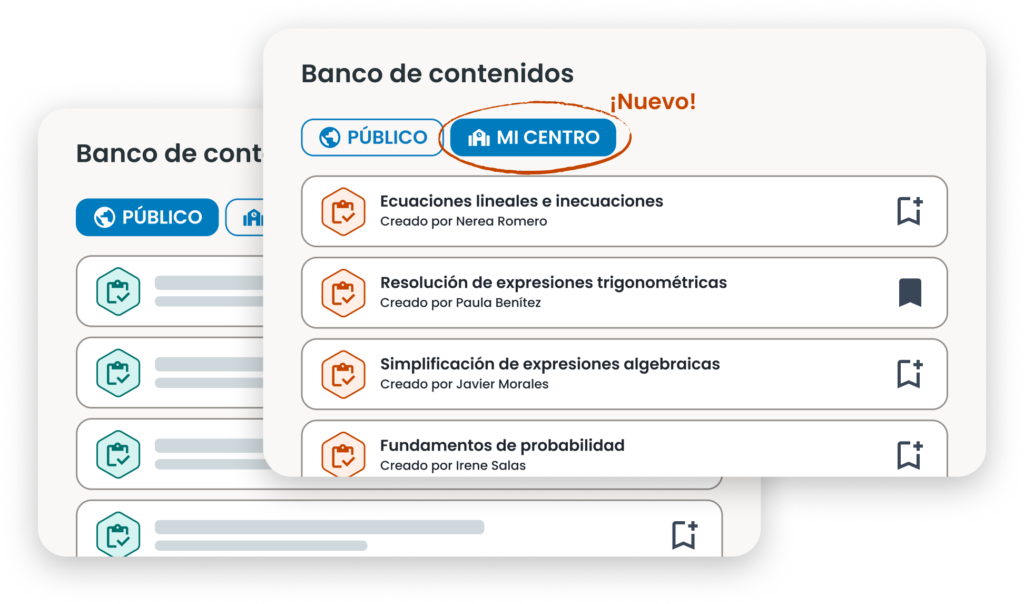 banco de contenidos de centro imagen